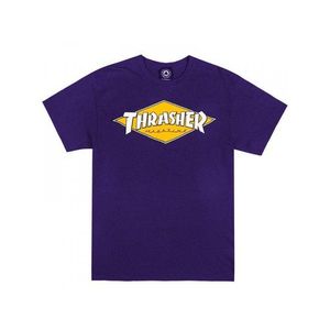 Pánske tričko Thrasher Diamond Logo Purple Farba: Fialová, Veľkosť: L vyobraziť