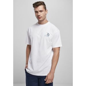 Pánske tričko URBAN CLASSICS Big Wave Biele Veľkosť: XL, Pohlavie: pánske vyobraziť