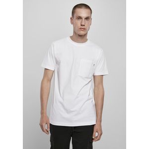 Pánske tričko URBAN CLASSICS Organic Cotton Basic Pocket white Veľkosť: XL, Pohlavie: pánske vyobraziť