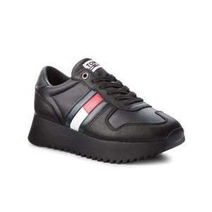 Tommy Jeans Sneakersy High Cleated Sneaker EN0EN01265 Čierna vyobraziť