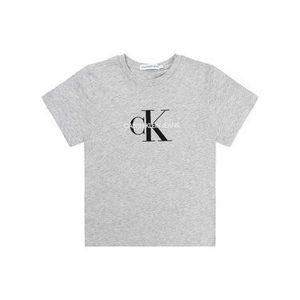 Calvin Klein Jeans Tričko Monogram Logo IU0IU00068 Sivá Regular Fit vyobraziť