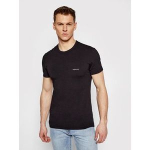 Versace 2-dielna súprava tričiek Intimo AU04023 Čierna Slim Fit vyobraziť