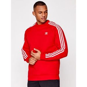 adidas Mikina GN3484czer Červená Regular Fit vyobraziť