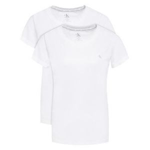 Calvin Klein Underwear 2-dielna súprava tričiek Lounge 000QS6442E Biela Regular Fit vyobraziť