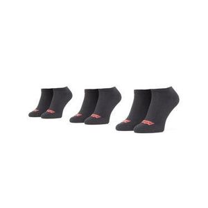 Levi's® Súprava 3 párov kotníkových ponožiek unisex 37157-0175 Čierna vyobraziť