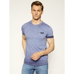 Superdry Tričko Ol Low Roller Tee M1010025A Modrá Regular Fit vyobraziť