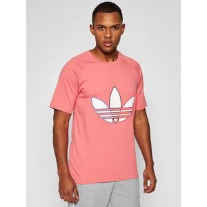 adidas Tričko Tricol Tee GQ8916 Ružová Regular Fit vyobraziť