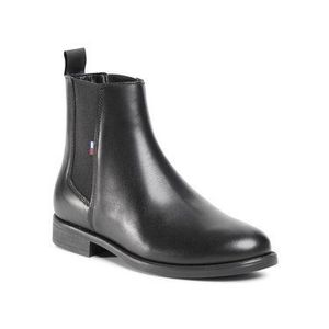 Tommy Jeans Členková obuv s elastickým prvkom Essential Dressed Chelsea Boot EN0EN01103 Čierna vyobraziť
