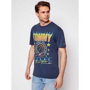 Tommy Jeans Tričko Photoprint DM0DM10242 Tmavomodrá Regular Fit vyobraziť
