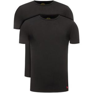 Polo Ralph Lauren 2-dielna súprava tričiek 714621944 Čierna Slim Fit vyobraziť