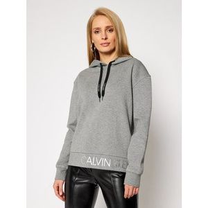 Calvin Klein Mikina Ls Calvin Logo Hoody K20K202389 Sivá Relaxed Fit vyobraziť