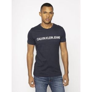 Calvin Klein Jeans Tričko Core Institutional Logo J30J307855 Tmavomodrá Regular Fit vyobraziť