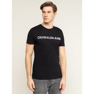 Calvin Klein Jeans Tričko Core Institutional Logo J30J307855 Čierna Regular Fit vyobraziť