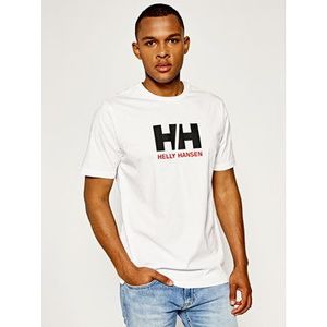 Helly Hansen Tričko Hh Logo 33797 Biela Regular Fit vyobraziť