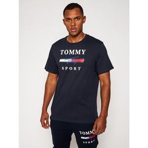 Tommy Sport Tričko Graphic Tee S20S200586 Tmavomodrá Regular Fit vyobraziť
