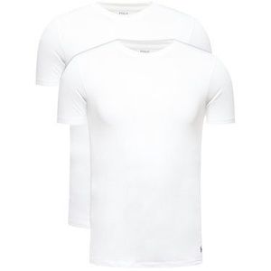 Polo Ralph Lauren 2-dielna súprava tričiek 714621944 Biela Slim Fit vyobraziť