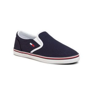 Tommy Jeans Tenisky Essential Slip On Sneaker EN0EN00782 Tmavomodrá vyobraziť