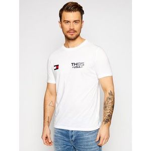 Tommy Hilfiger Tričko Crew Neck Tee UM0UM02107 Biela Regular Fit vyobraziť