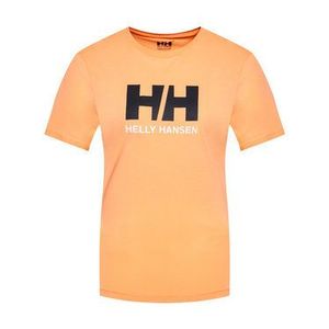 Helly Hansen Tričko Logo 34112 Oranžová Classic Fit vyobraziť