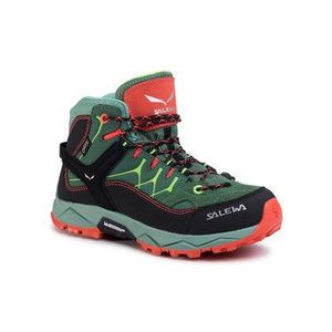 Salewa Trekingová obuv Jr Alp Trainer Mid Gtx GORE-TEX 64006-5960 Zelená vyobraziť