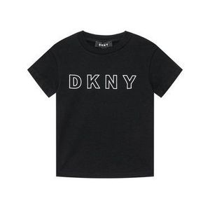 DKNY Tričko D35R23 D Čierna Regular Fit vyobraziť