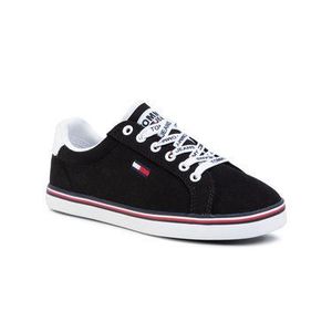 Tommy Jeans Tenisky Essential Lace Up Sneaker EN0EN00786 Čierna vyobraziť