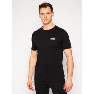 Puma Tričko Embroldery Logo Tee 587184 Čierna Regular Fit vyobraziť