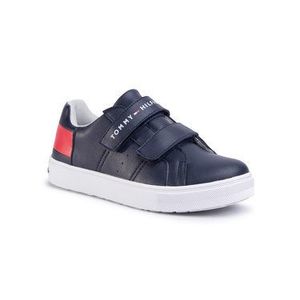 Tommy Hilfiger Sneakersy Low Cut Velcro Sneaker T3B4-30719-019 S Čierna vyobraziť
