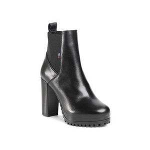 Tommy Jeans Členková obuv Essenstial Cleated Heeled Boot EN0EN01075 Čierna vyobraziť