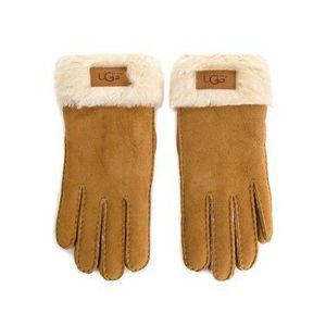 Ugg Dámske rukavice W Turn Cuff Glove 17369 Hnedá vyobraziť