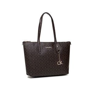 Calvin Klein Kabelka Shopper Md Monogram K60K608101 Hnedá vyobraziť