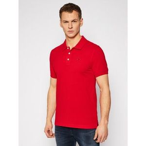 Tommy Jeans Polokošeľa Orginal Fine Pique DM0DM04266 Červená Regular Fit vyobraziť