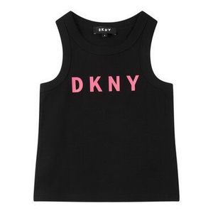 DKNY Top D35Q48 D Čierna Regular Fit vyobraziť