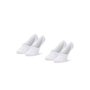 Calvin Klein Súprava 2 párov krátkych pánskych ponožiek 100001807 Biela vyobraziť