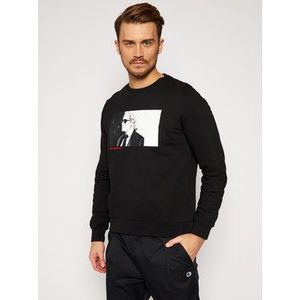 KARL LAGERFELD Mikina Sweat 705037 502910 Čierna Regular Fit vyobraziť