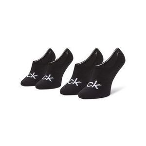Calvin Klein Súprava 2 párov krátkych pánskych ponožiek 100001867 Čierna vyobraziť