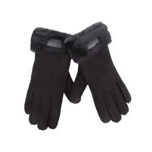 Ugg Dámske rukavice W Turn Cuff Glove 17369 Čierna vyobraziť