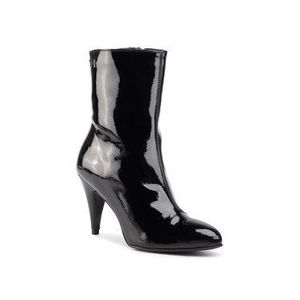 Tommy Hilfiger Členková obuv Elevated Patent Bootie FW0FW04674 Čierna vyobraziť