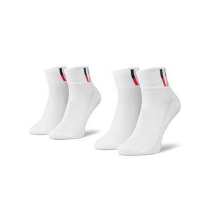 Levi's® Súprava 2 párov členkových pánskych ponožiek 37157-0458 Biela vyobraziť