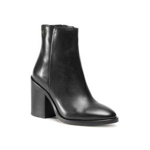 Tommy Hilfiger Členková obuv Shaded Leather High Heel Boot FW0FW05164 Čierna vyobraziť