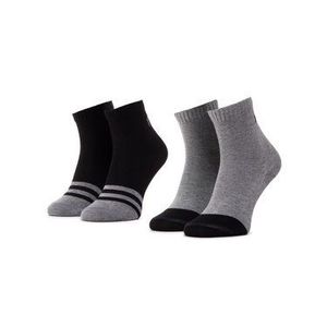 Reima Súprava 2 párov vysokých ponožiek unisex MyDay 527347 Čierna vyobraziť