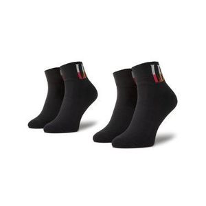Levi's® Súprava 2 párov členkových pánskych ponožiek 37157-0457 Čierna vyobraziť