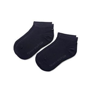 Tommy Hilfiger Súprava 2 párov detských členkových ponožiek 301390 Tmavomodrá vyobraziť