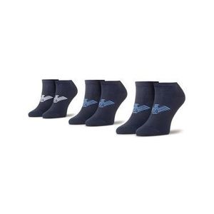 Emporio Armani Súprava 3 párov nízkych členkových ponožiek 300008 0A234 40035 Tmavomodrá vyobraziť