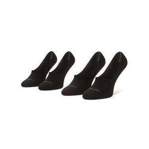 Calvin Klein Súprava 2 párov krátkych pánskych ponožiek 100001807 Čierna vyobraziť