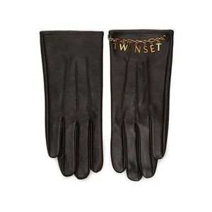 TWINSET Dámske rukavice 202TO5063 Čierna vyobraziť