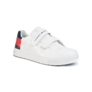 Tommy Hilfiger Sneakersy Low Cut Velcro Sneaker T3B4-30719-0193 D Biela vyobraziť