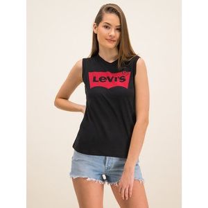 Levi's® Top Graphic On Tour 29669-0023 Čierna Regular Fit vyobraziť