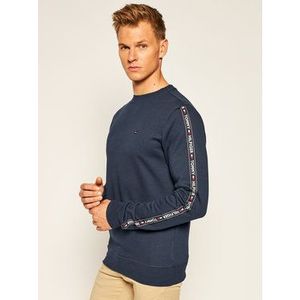 Tommy Hilfiger Mikina Track UM0UM00705 Tmavomodrá Regular Fit vyobraziť