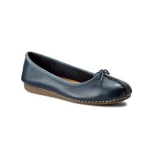 Clarks Baleríny Freckle Ice 203529324 Tmavomodrá vyobraziť